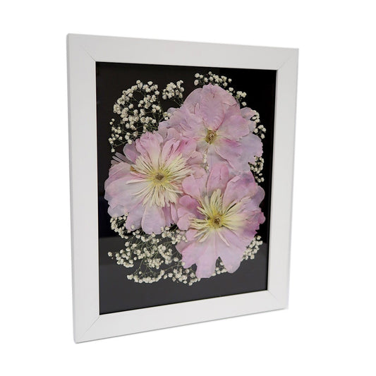 Custom Preserved Flower Frame highlighting the unique charm of preserved blooms, capturing special moments beautifully.