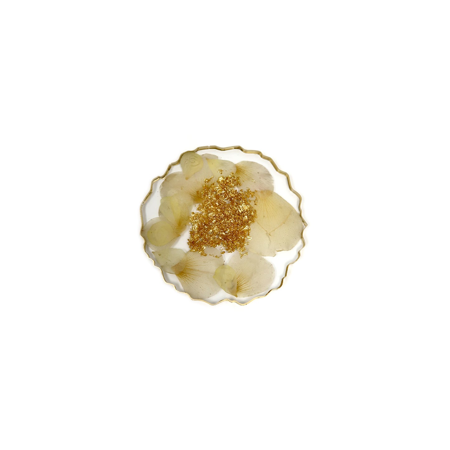Geode Petal Coasters - Set of 4