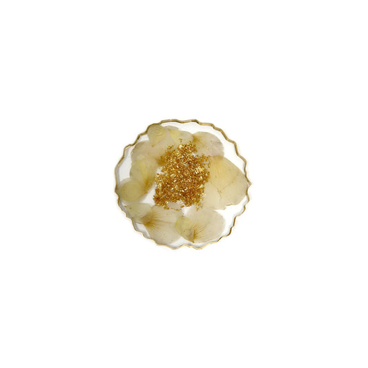 Geode Petal Coasters - Set of 4