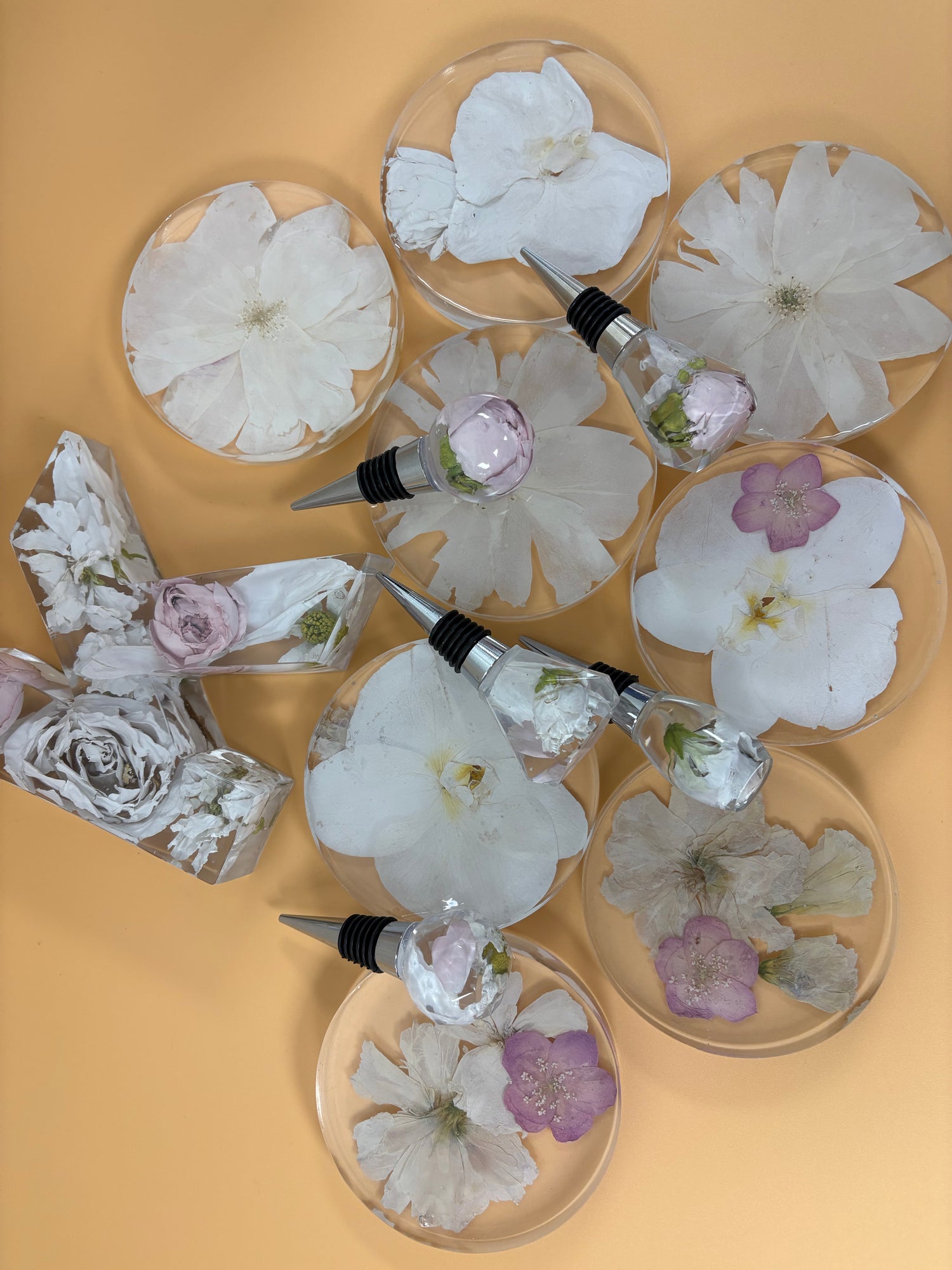 Bridal bouquet resin preservation 