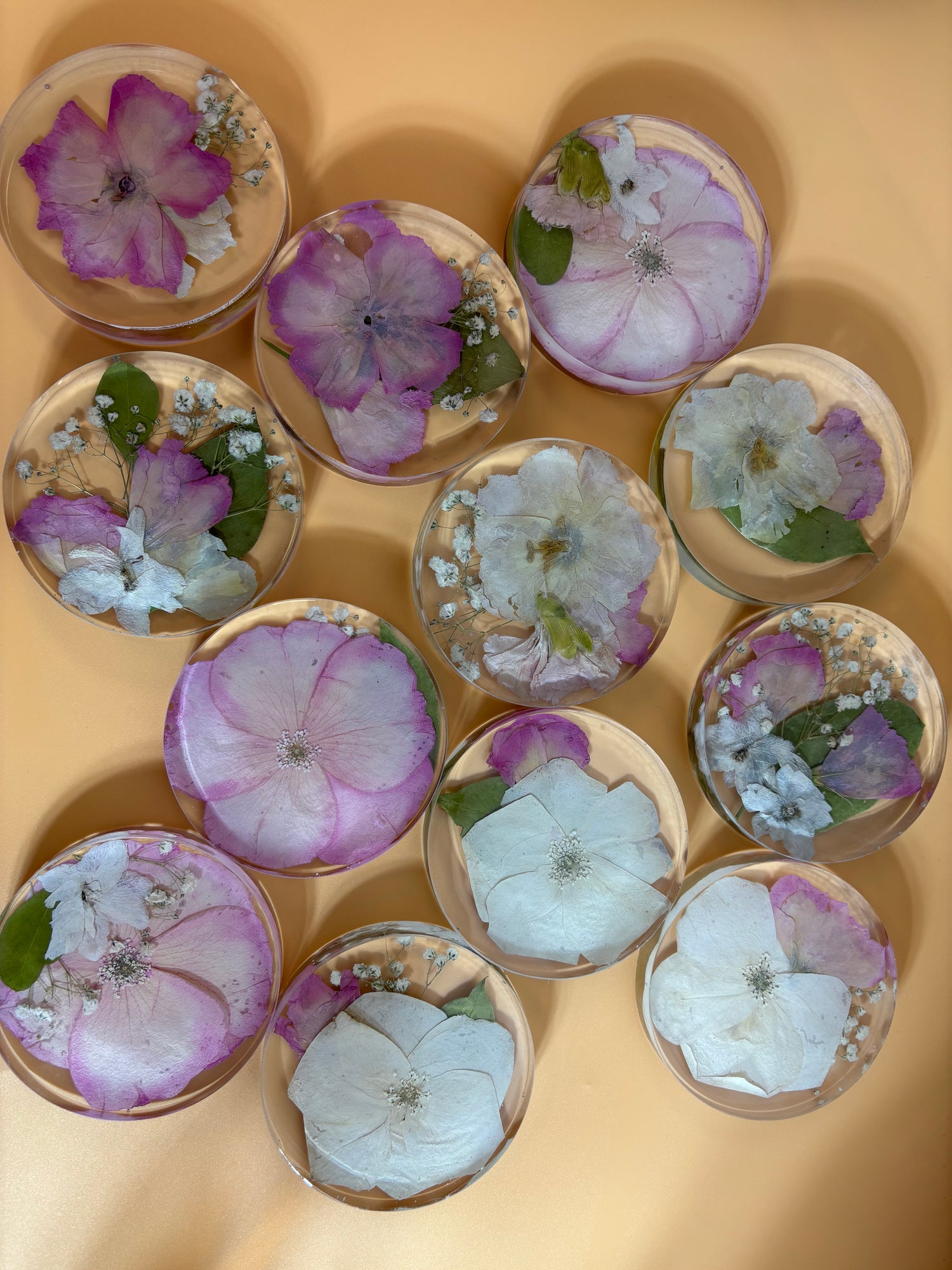 Bridal preservation keepsake coasters 